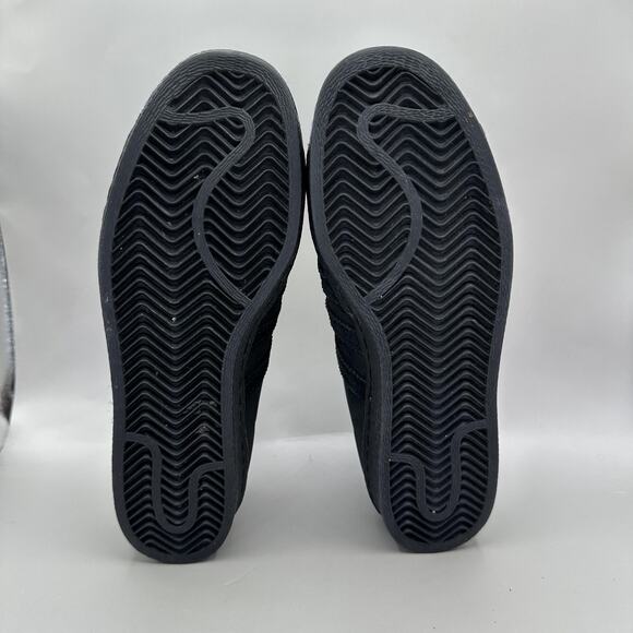 Adidas Superstar 80s Metal Toe Iridescent Shoes Womens 7.5 US Black Suede S76710 - Picture 7 of 10